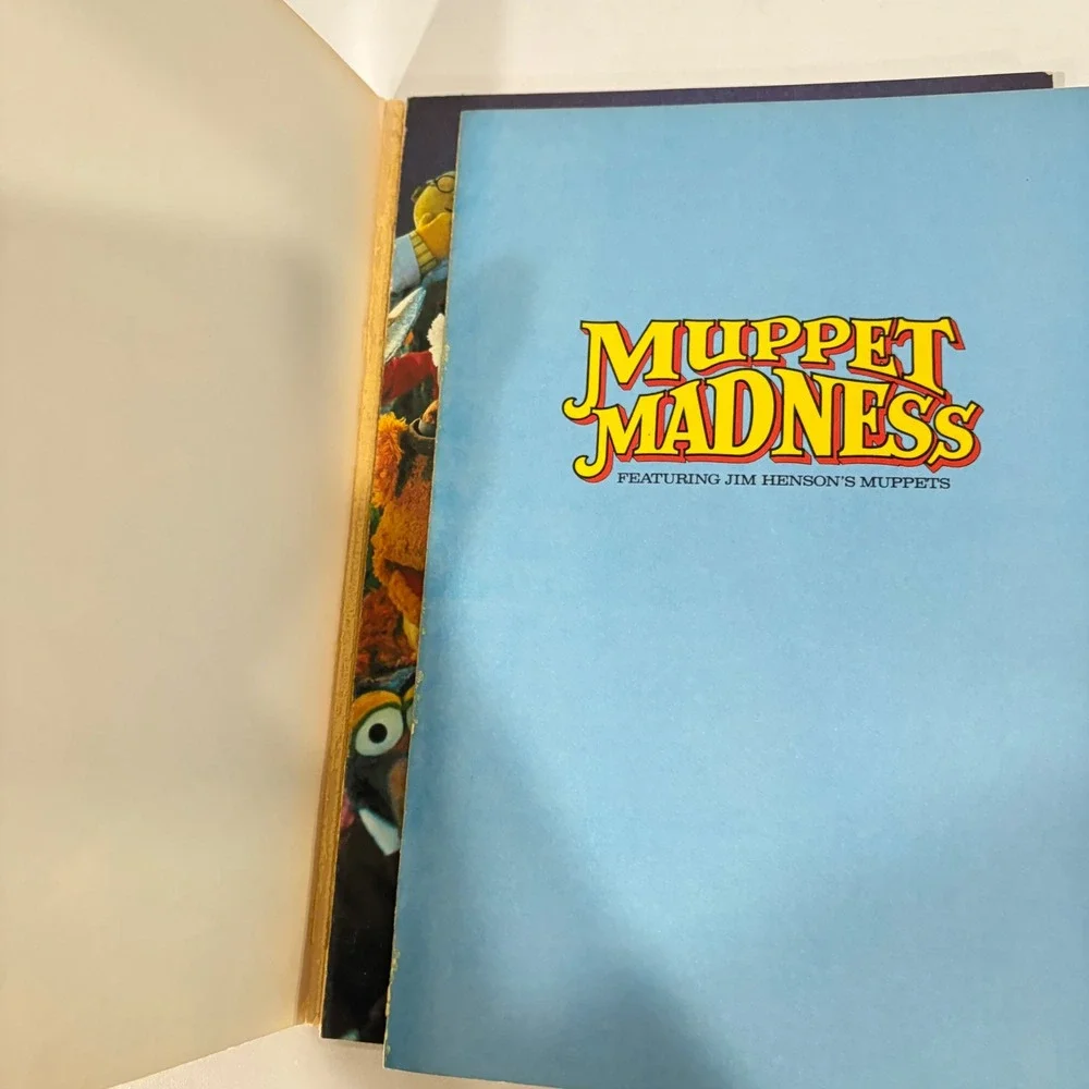 Muppet Madness First Edition 1980 Random House Jim Henson Vintage Activity Book